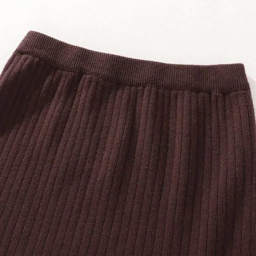 Girls Ruffle Hem Knit Skirt size 10-12 - Picture 3 of 7